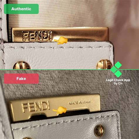 real vs fake fendi baguette|genuine Fendi baguette.